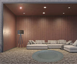 8' X 8' Gray and Ivory Round Stain Resistant Indoor Outdoor Area Rug - Homeroots - Flyclothing LLC