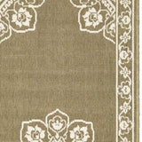 2' X 8' Tan Oriental Stain Resistant Indoor Outdoor Area Rug - Homeroots - Flyclothing LLC