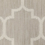 2' X 7' Gray and Ivory Geometric Stain Resistant Indoor Outdoor Area Rug - Homeroots - Flyclothing LLC
