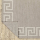 2' X 7' Gray and Ivory Stain Resistant Indoor Outdoor Area Rug - Homeroots - Flyclothing LLC
