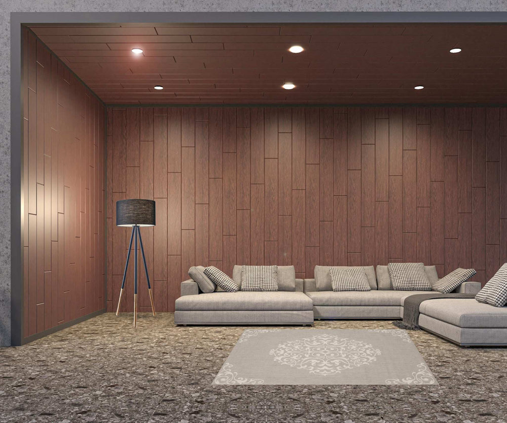 5' X 7' Gray and Ivory Oriental Stain Resistant Indoor Outdoor Area Rug - Homeroots - Flyclothing LLC