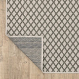 2' X 4' Beige Geometric Stain Resistant Indoor Outdoor Area Rug - Homeroots - Flyclothing LLC