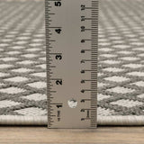 2' X 4' Beige Geometric Stain Resistant Indoor Outdoor Area Rug - Homeroots - Flyclothing LLC