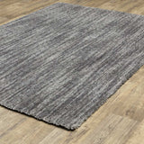 10' X 13' Grey Shag Power Loom Stain Resistant Area Rug - Homeroots - Flyclothing LLC