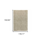 10' X 13' Stone Shag Power Loom Stain Resistant Area Rug - Homeroots - Flyclothing LLC