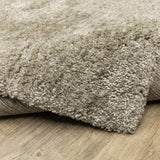 10' X 13' Stone Shag Power Loom Stain Resistant Area Rug - Homeroots - Flyclothing LLC