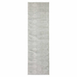 2' X 8' Grey And White Geometric Power Loom Stain Resistant Runner Rug - Homeroots - Flyclothing LLC