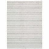 5' X 8' White And Grey Geometric Power Loom Stain Resistant Area Rug - Homeroots - Flyclothing LLC