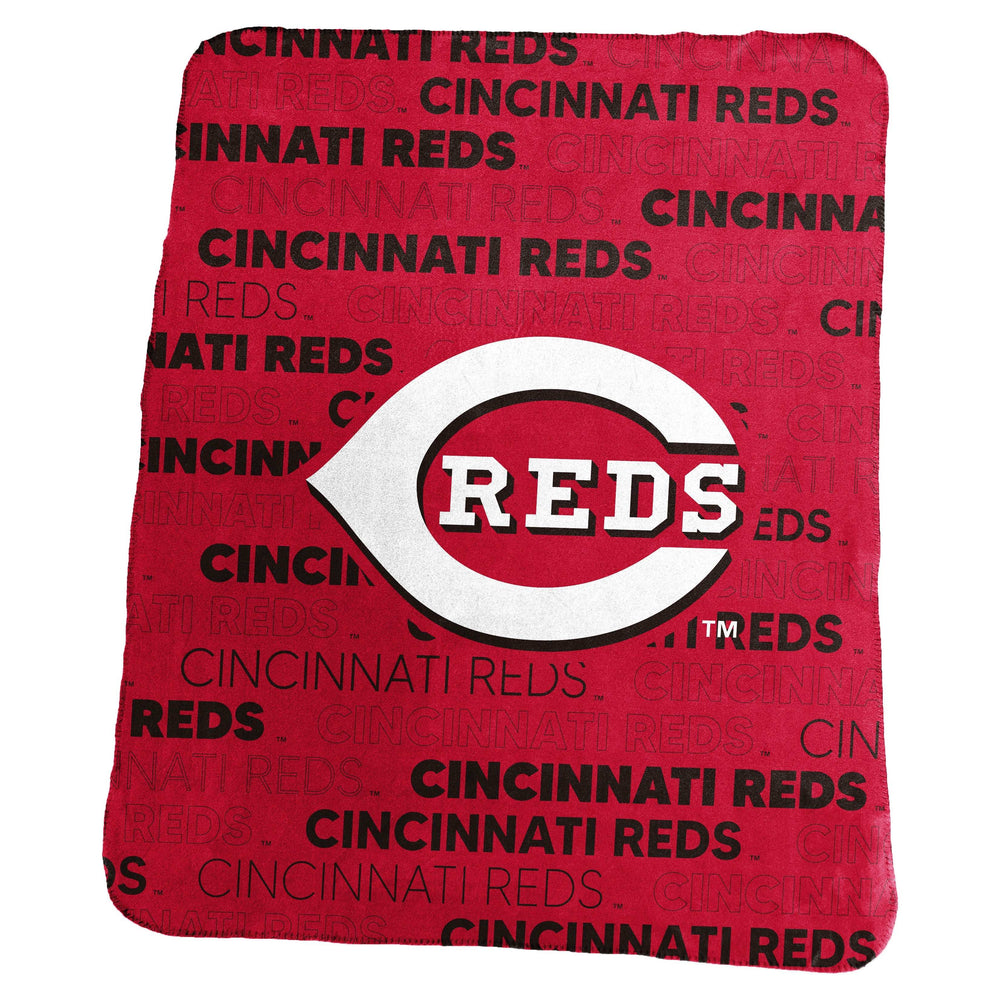 Cincinnati Reds Classic Fleece Throw - Logo Brands - Flyclothing LLC