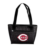 Cincinnati Reds Leopard Print 16 Can Cooler Tote - Logo Brands - Flyclothing LLC