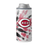 Cincinnati Reds 12oz Tie Dye Slim Can Coolie - Logo Brands - Flyclothing LLC