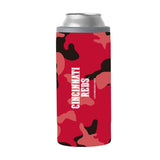 Cincinnati Reds 12oz Camo Slim Can Coolie - Logo Brands - Flyclothing LLC