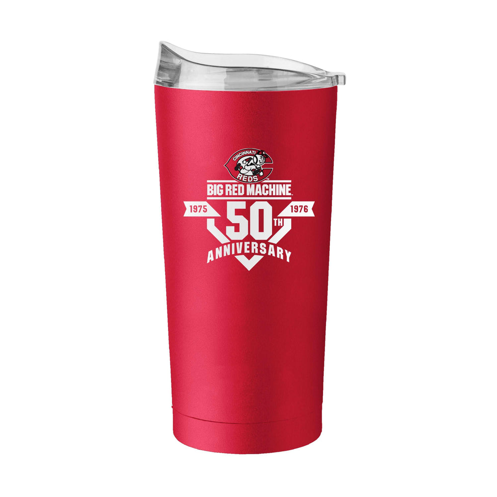 Cincinnati Reds 50th Anniversary 20oz Powder Coat Tumbler - Logo Brands - Flyclothing LLC