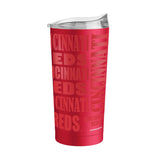 Cincinnati Reds 20oz Replay Powder Coat Tumbler - Logo Brands - Flyclothing LLC