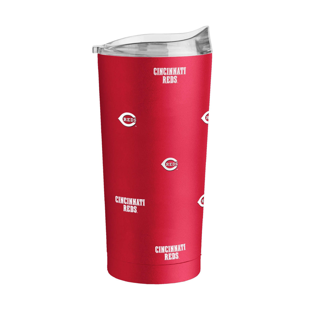 Cincinnati Reds 20oz Step And Repeat Powder Coat Tumbler - Logo Brands - Flyclothing LLC