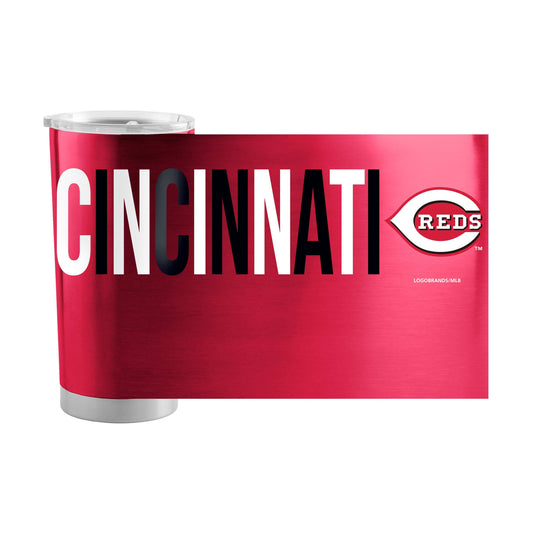 Cincinnati Reds Overtime 20oz Stainless Tumbler - Logo Brands - Flyclothing LLC