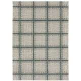 5' X 8' Gray Geometric Power Loom Area Rug - Homeroots - Flyclothing LLC