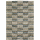 10' X 13' Teal Blue Geometric Power Loom Area Rug - Homeroots - Flyclothing LLC