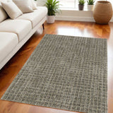5' X 8' Gray Geometric Power Loom Area Rug - Homeroots - Flyclothing LLC