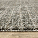5' X 8' Gray Geometric Power Loom Area Rug - Homeroots - Flyclothing LLC