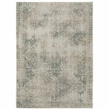 3' X 5' Gray Oriental Power Loom Area Rug - Homeroots - Flyclothing LLC