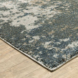 8' X 11' Tan and Gray Abstract Power Loom Area Rug - Homeroots - Flyclothing LLC