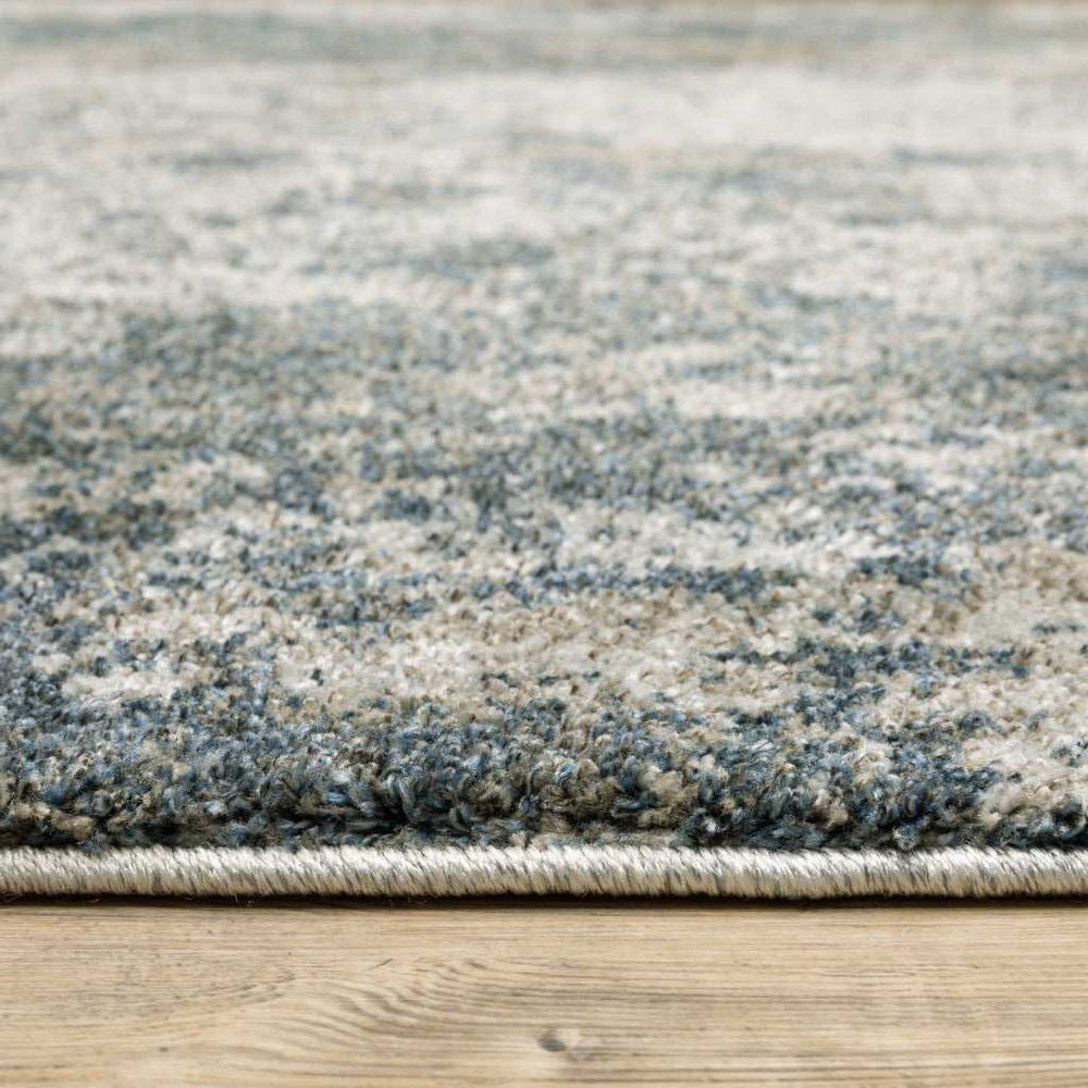 10' X 13' Tan and Gray Abstract Power Loom Area Rug - Homeroots - Flyclothing LLC