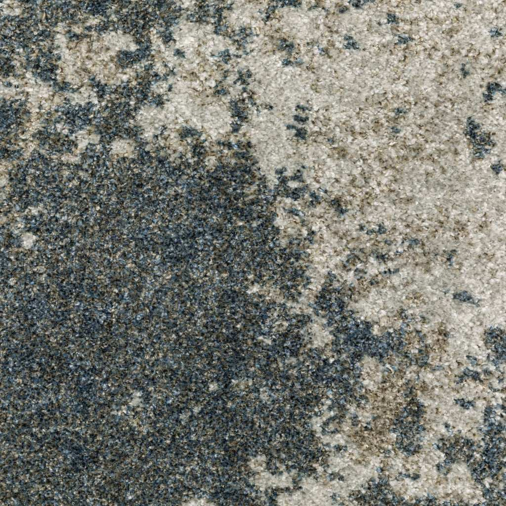 10' X 13' Tan and Gray Abstract Power Loom Area Rug - Homeroots - Flyclothing LLC