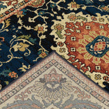 10' X 13' Blue Red And Beige Oriental Power Loom Stain Resistant Area Rug - Homeroots - Flyclothing LLC