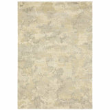 10' X 13' Grey Ivory Beige And Taupe Abstract Power Loom Stain Resistant Area Rug - Homeroots - Flyclothing LLC