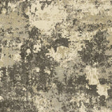 10' X 13' Charcoal Grey Beige And Tan Abstract Power Loom Stain Resistant Area Rug - Homeroots - Flyclothing LLC