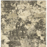 10' X 13' Charcoal Grey Beige And Tan Abstract Power Loom Stain Resistant Area Rug - Homeroots - Flyclothing LLC