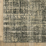 2' X 8' Charcoal Grey Beige And Tan Abstract Power Loom Stain Resistant Runner Rug - Homeroots - Flyclothing LLC