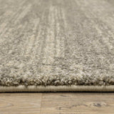 2' X 8' Grey Beige And Tan Abstract Power Loom Stain Resistant Runner Rug - Homeroots - Flyclothing LLC