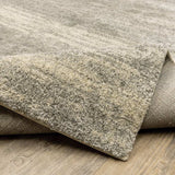 2' X 8' Grey Beige And Tan Abstract Power Loom Stain Resistant Runner Rug - Homeroots - Flyclothing LLC