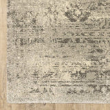 2' X 8' Grey Ivory Beige And Taupe Oriental Power Loom Stain Resistant Runner Rug - Homeroots - Flyclothing LLC