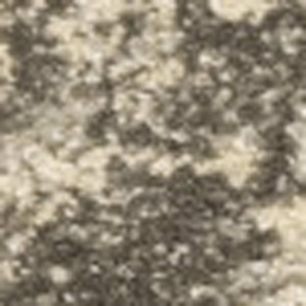 10' X 13' Grey Ivory Beige And Taupe Oriental Power Loom Stain Resistant Area Rug - Homeroots - Flyclothing LLC