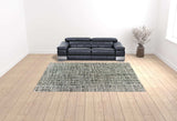 10' X 13' Grey And Ivory Abstract Power Loom Stain Resistant Area Rug - Homeroots - Flyclothing LLC