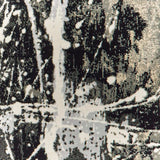 8' X 11' Black Gold Grey And Ivory Abstract Power Loom Stain Resistant Area Rug - Homeroots - Flyclothing LLC