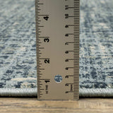 10' X 13' Dark Blue Light Blue Grey Ivory And Beige Abstract Power Loom Stain Resistant Area Rug - Homeroots - Flyclothing LLC