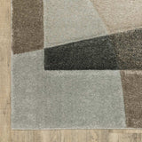 10' X 13' Beige Geometric Power Loom Stain Resistant Area Rug - Homeroots - Flyclothing LLC