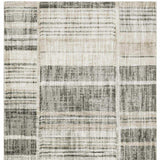 6' X 9' Grey Charcoal Ivory Tan Brown And Beige Geometric Power Loom Stain Resistant Area Rug - Homeroots - Flyclothing LLC