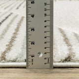 2' X 8' Brown And Ivory Geometric Power Loom Runner Rug - Homeroots - Flyclothing LLC