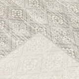 10' X 13' Grey Geometric Power Loom Stain Resistant Area Rug - Homeroots - Flyclothing LLC