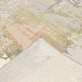 10' X 13' Sage Pink And Cream Abstract Power Loom Stain Resistant Area Rug - Homeroots - Flyclothing LLC