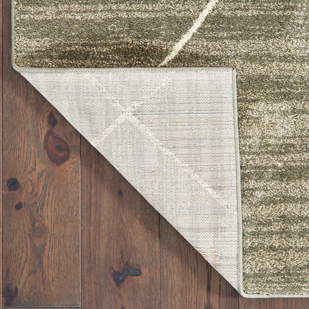10' X 13' Grey And Ivory Geometric Power Loom Stain Resistant Area Rug - Homeroots - Flyclothing LLC