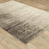 2' X 3' Beige And Grey Abstract Power Loom Stain Resistant Area Rug - Homeroots - Flyclothing LLC
