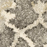 10' X 13' Grey Beige Tan And Brown Oriental Power Loom Stain Resistant Area Rug - Homeroots - Flyclothing LLC