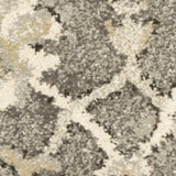 10' X 13' Grey Beige Tan And Brown Oriental Power Loom Stain Resistant Area Rug - Homeroots - Flyclothing LLC