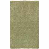 6' X 9' Olive Green Shag Tufted Handmade Stain Resistant Area Rug - Homeroots - Flyclothing LLC